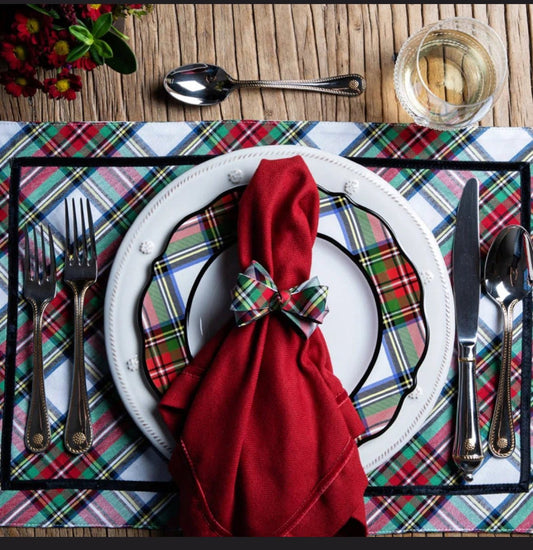 Stewart Tartan Placemat - Gaines Jewelers