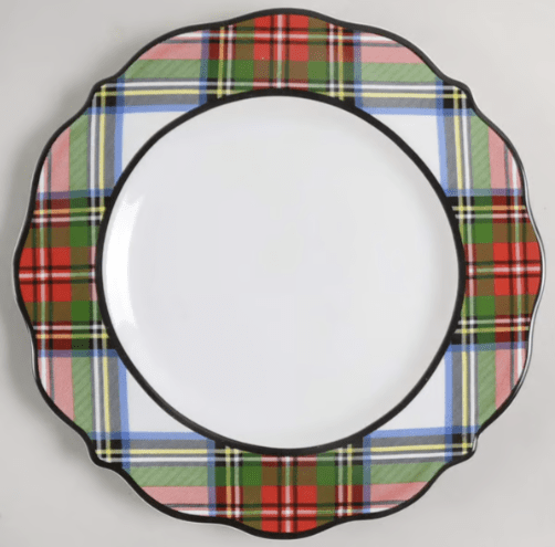 * Stewart Tartan Salad Plate - Juliska - Gaines Jewelers