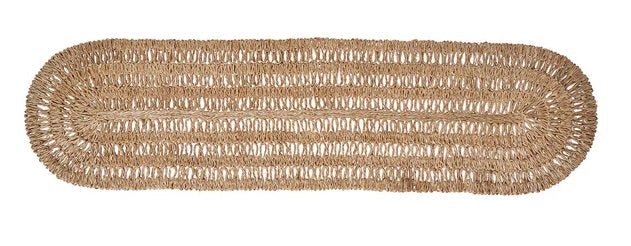 Straw Loop 16" x 60" Table Runner - Natural - Juliska - Gaines Jewelers