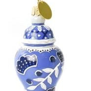 Stuffed Stocking Shaped Ornament - Coton Colors - Gaines Jewelers