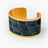 Sue Wide Cuff Brackish - Gaines Jewelers