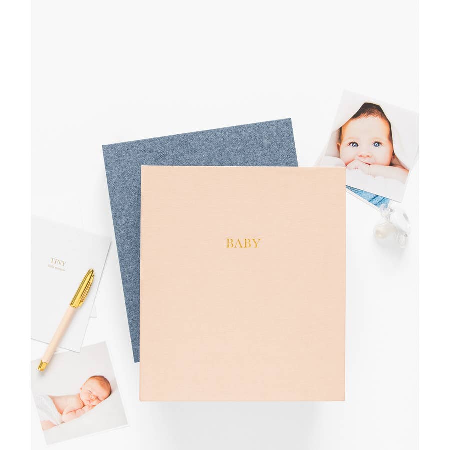 Sugar Paper - Baby Book - Chambray - Gaines Jewelers