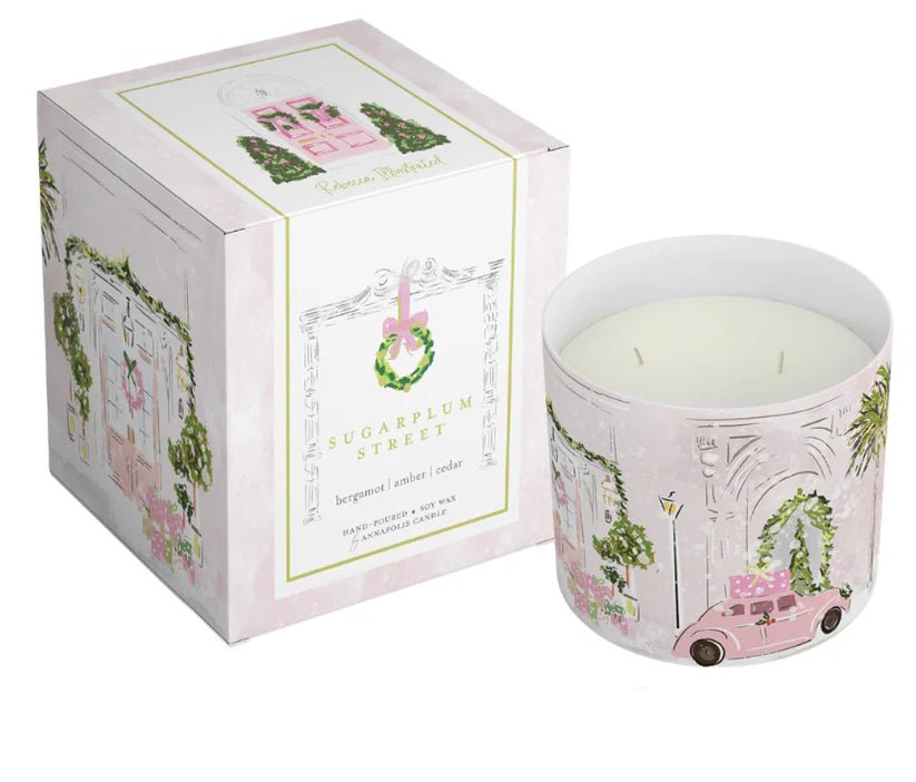 Sugar Plum Lane 2 - Wick Candle - Annapolis Candle - Gaines Jewelers