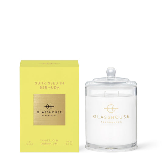 Sunkissed in Bermuda Candle - Glasshouse Fragrances - Gaines Jewelers