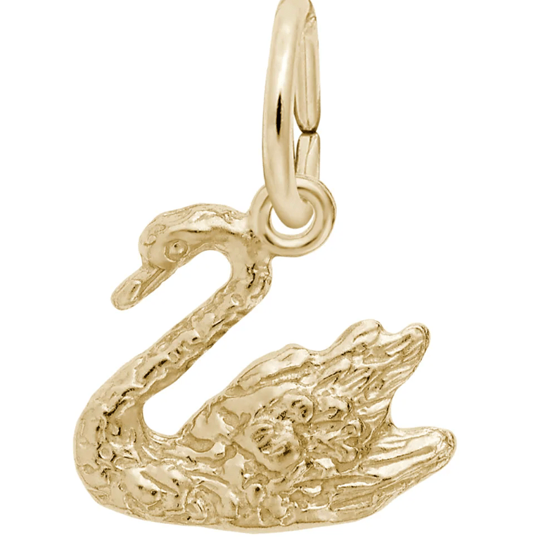 Swan Charm - Gaines Jewelers