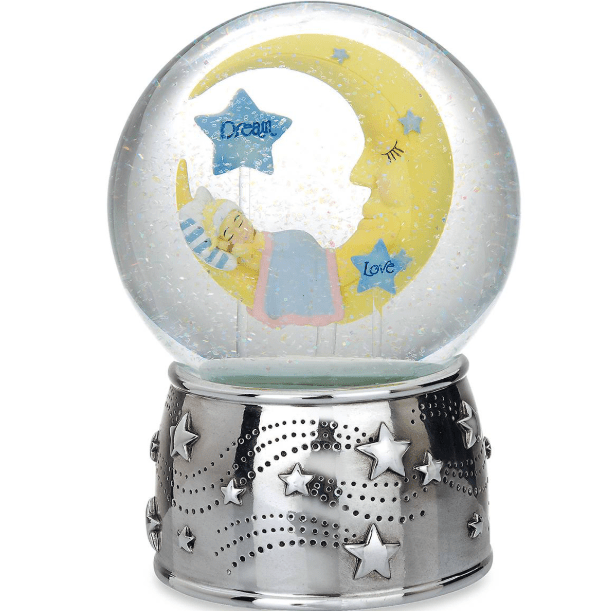 Sweet Dream Silverplate Musical Water Globe - Reed & Barton - Gaines Jewelers