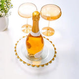 Sweetie Wine Coaster - Annieglass - Gaines Jewelers