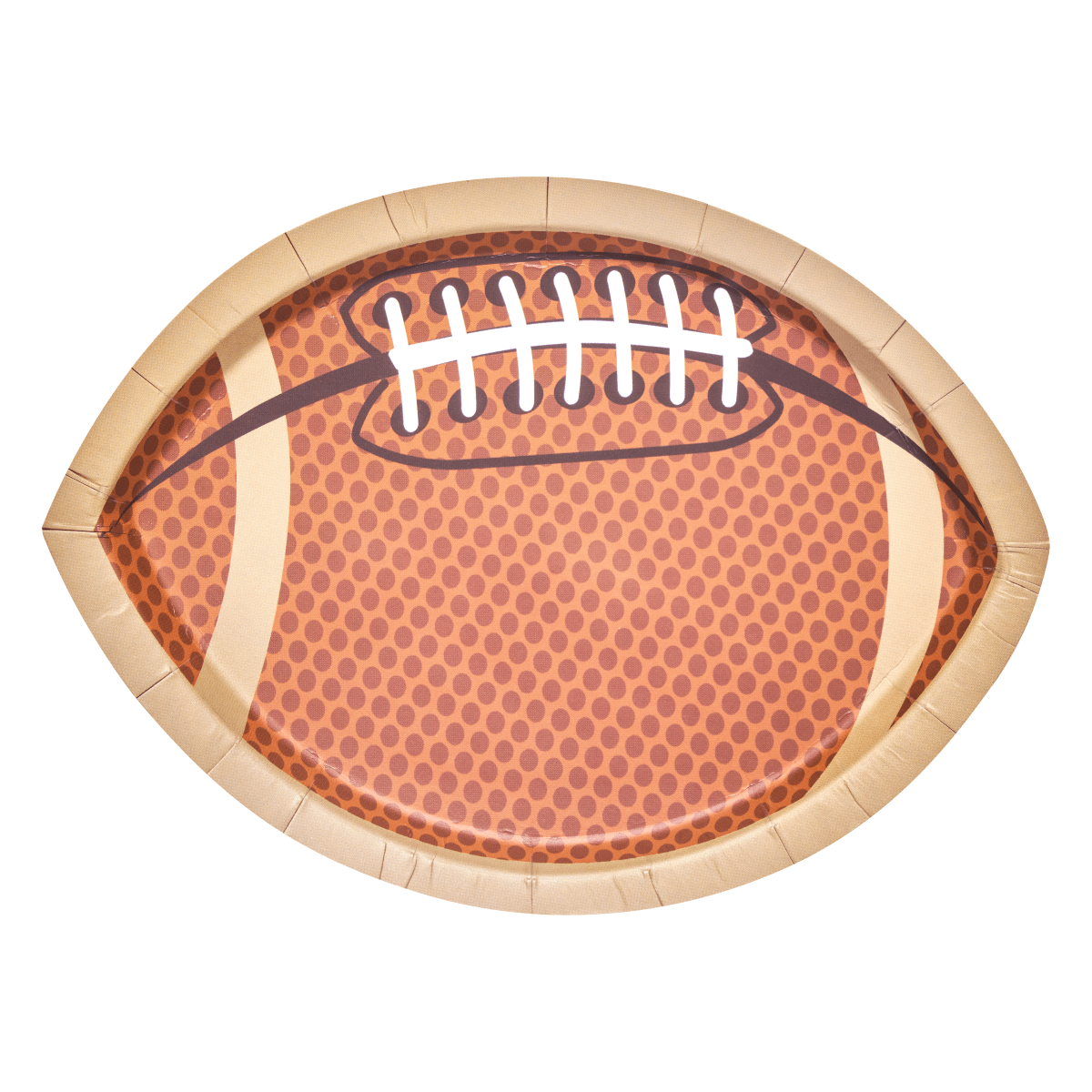 Tailgate Die Cut Football Salad Plates - 8pk - Sophistiplate - Gaines Jewelers
