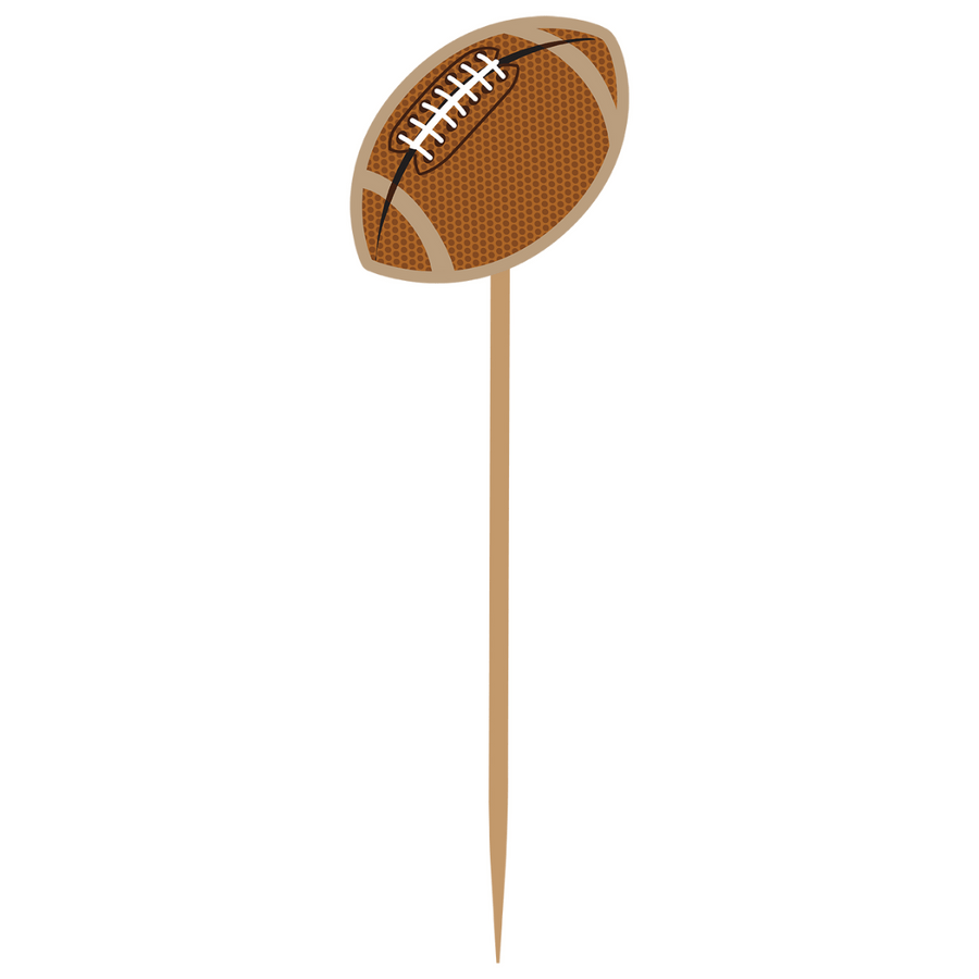 Tailgate Football Large Cocktail Picks - 30pk - Sophistiplate - Gaines Jewelers