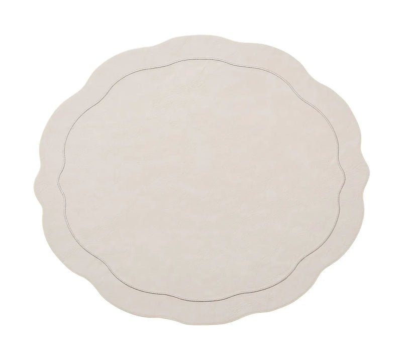 Tailored Placemat - Ivory - Kim Seybert - Gaines Jewelers