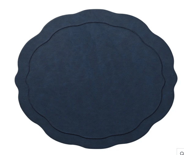 Tailored Placemats Set of 4 - Navy - Kim Seybert - Gaines Jewelers