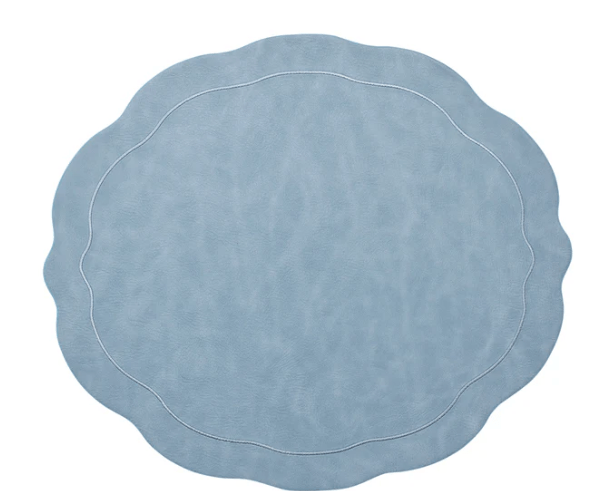 Tailored Placemats Set of 4 - Periwinkle - Kim Seybert - Gaines Jewelers