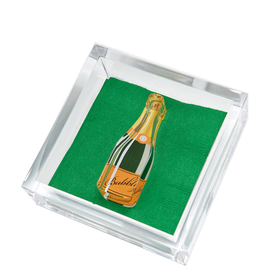 Tara Wilson Designs - COCKTAIL NAPKIN HOLDER - BUBBLY - Gaines Jewelers