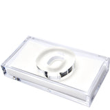 Tara Wilson Designs - INITIAL GUEST TOWEL HOLDER: GUEST NAPKIN HOLDER - WEIGHT D - Gaines Jewelers