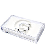 Tara Wilson Designs - INITIAL GUEST TOWEL HOLDER: GUEST NAPKIN HOLDER - WEIGHT D - Gaines Jewelers