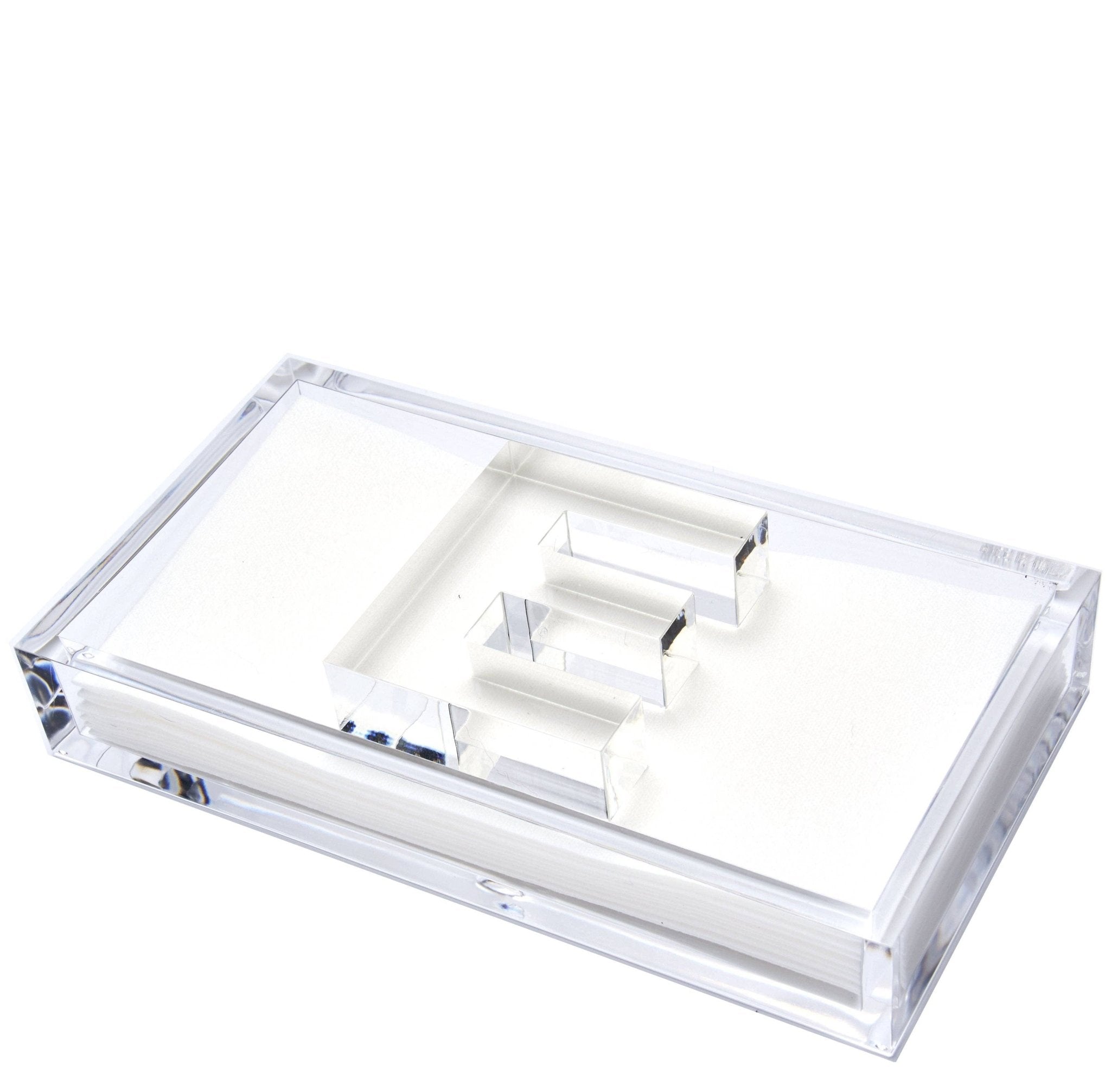 Tara Wilson Designs - INITIAL GUEST TOWEL HOLDER: GUEST NAPKIN HOLDER - WEIGHT D - Gaines Jewelers