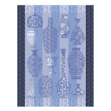 Tea towel Poteries Cotton - Blue - Le Jacquard - Gaines Jewelers