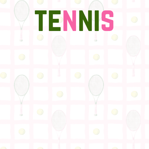 Tennis Notepad in Acrylic Holder - Maven Home - Gaines Jewelers