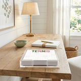 Tennis Notepad in Acrylic Holder - Maven Home - Gaines Jewelers