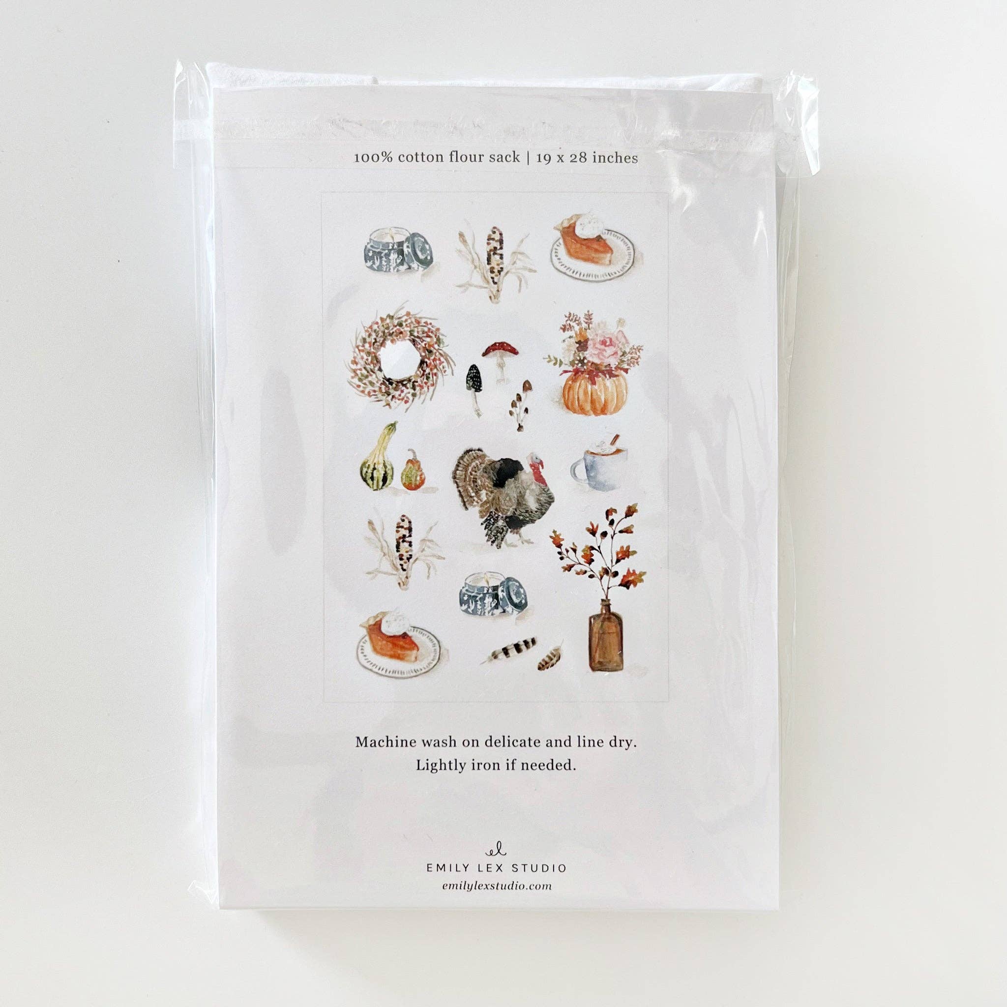 Thanksgiving Tea Towel - emily lex studio - Gaines Jewelers