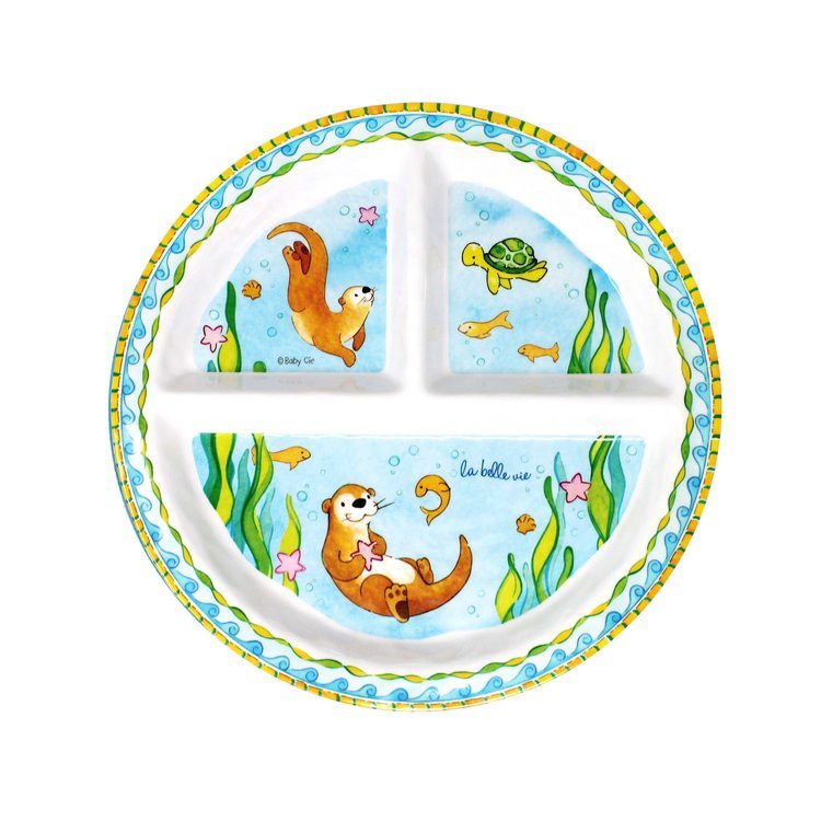 The Good Life Section Plate - Baby Cie - Gaines Jewelers