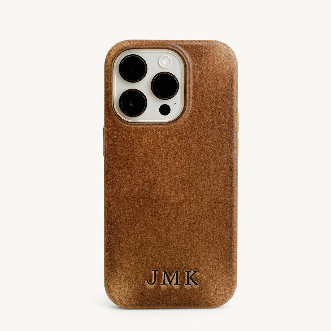 The Monogrammed Leather Phone Case - iPhone 16 - Clayton and Crume - Gaines Jewelers