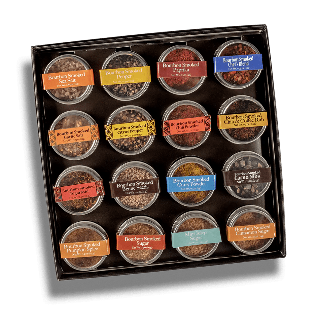 The Nice Box Spice/Sugar Gift Set of 16 - Bourbon Barrel Foods - Gaines Jewelers
