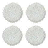 Thistle Cocktail Plate Set of 4 - Whitewash - Juliska - Gaines Jewelers