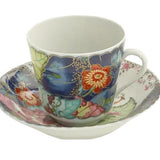 Tobacco Leaf Teacup & Saucer - Mottahedeh - Gaines Jewelers