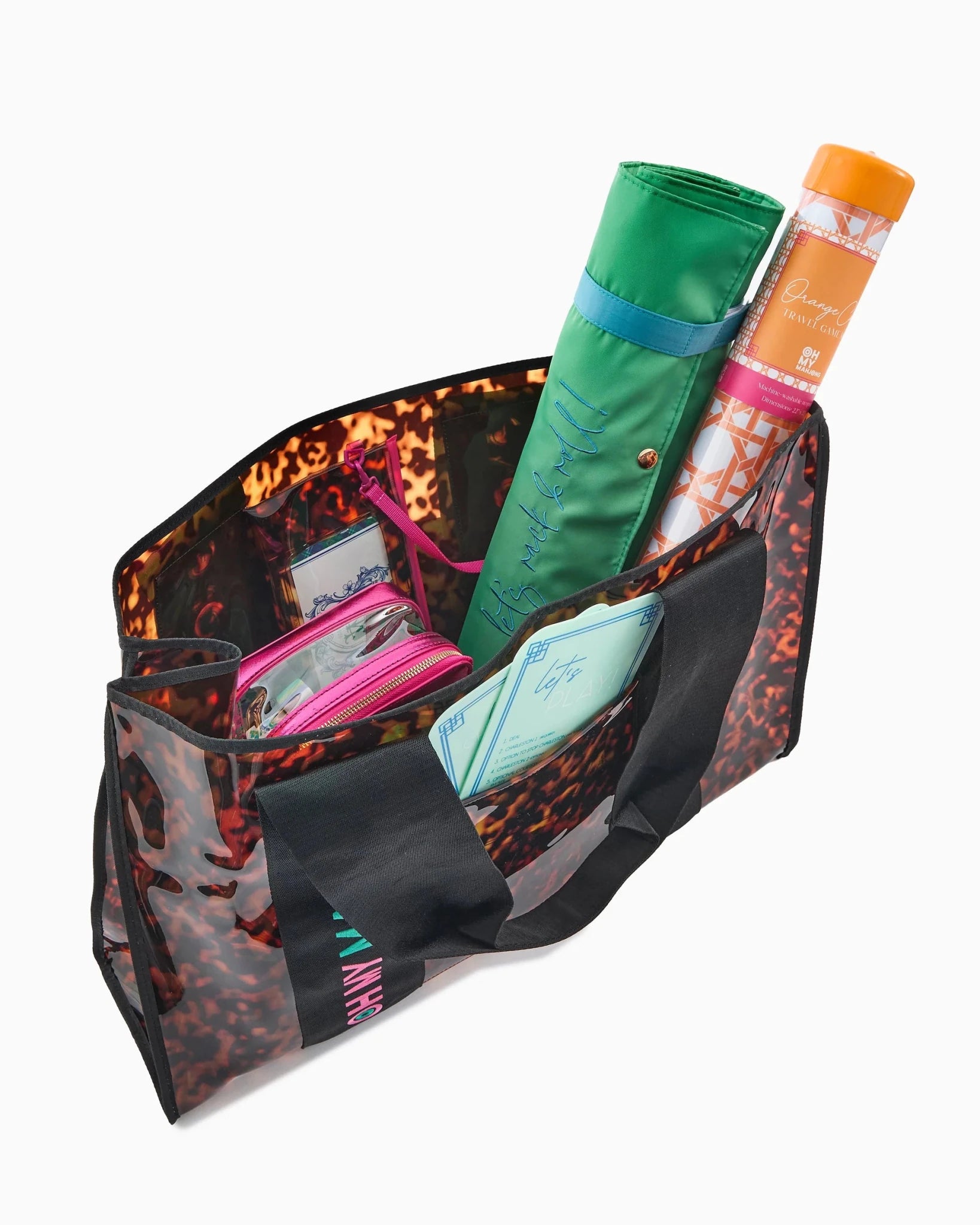 Tortoise Beach Bag - Oh My Mahjong - Gaines Jewelers