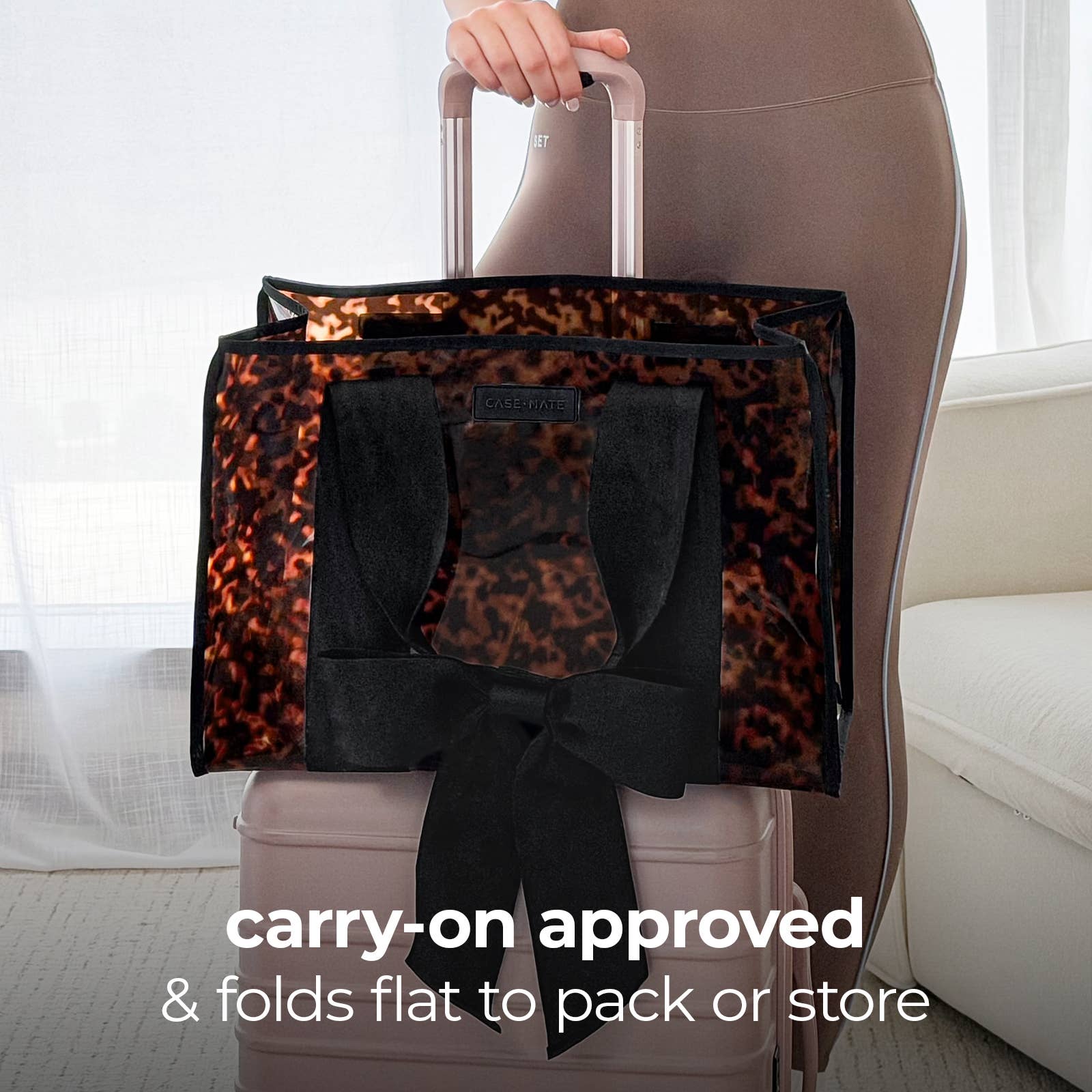 Tortoiseshell Bow Jelly Tote Bag - Case-Mate - Gaines Jewelers