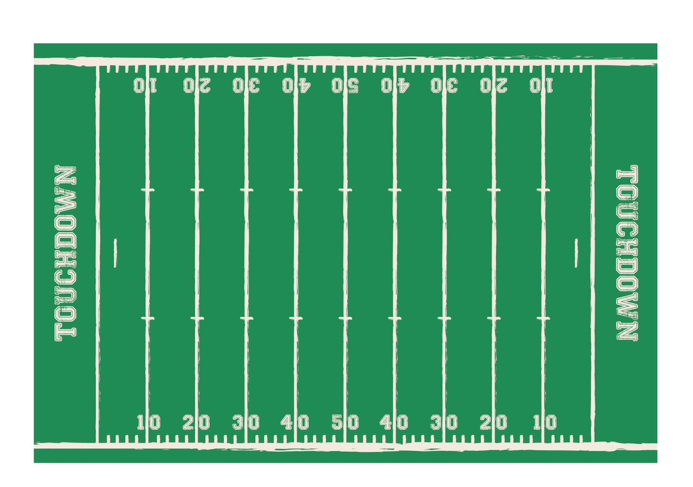 Touchdown Placemat - Pad of 18 Sheets - Hester & Cook - Gaines Jewelers