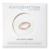 "Touchdown!" Preformed Plate Liners - Plate & Pattern - Gaines Jewelers