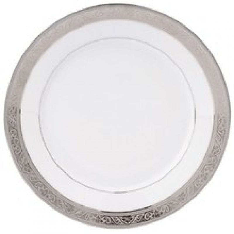 Trianon Platinum Dinner Plate - Philippe Deshoulieres - Gaines Jewelers