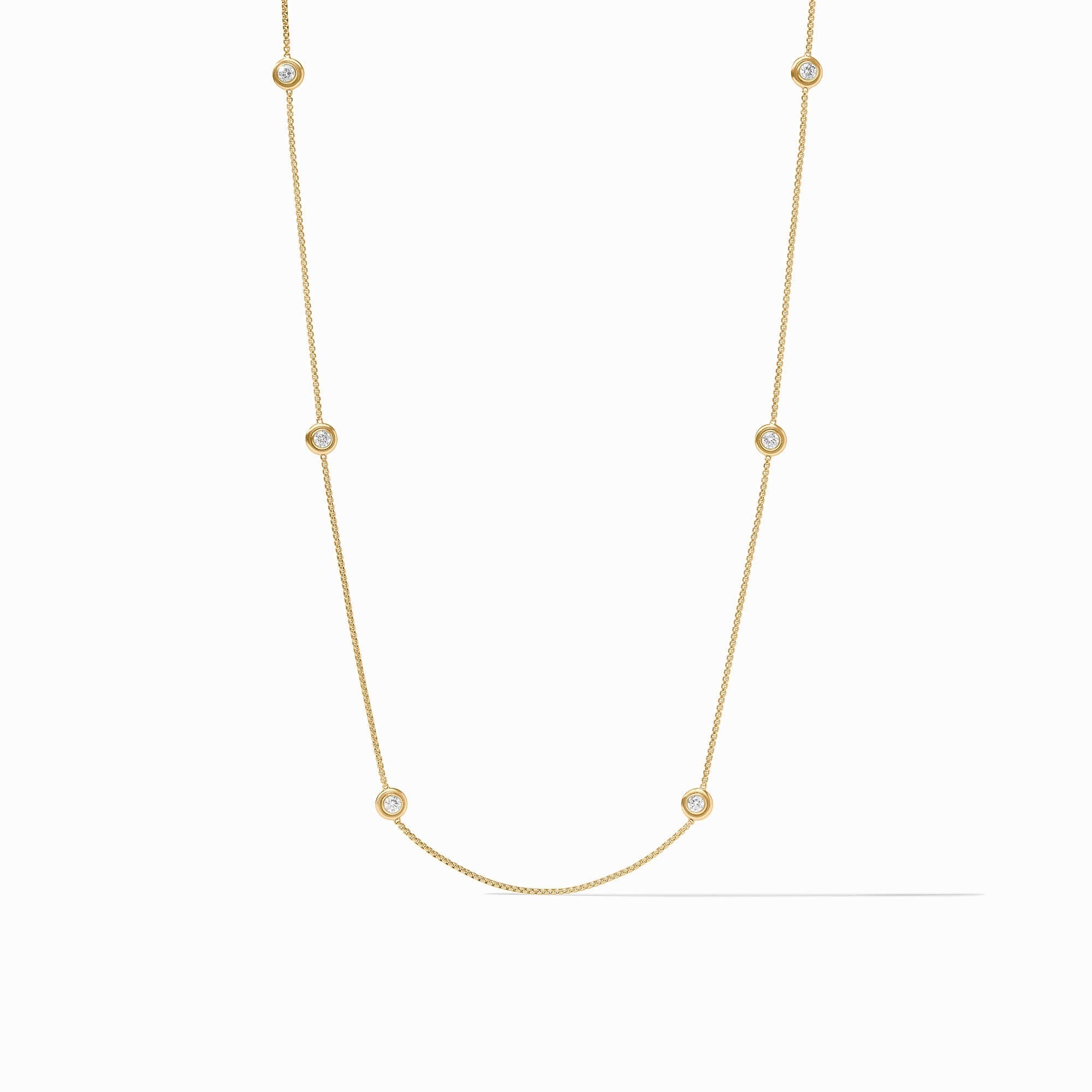 Tribeca Station Necklace - Cubic Zirconia - Julie Vos - Gaines Jewelers