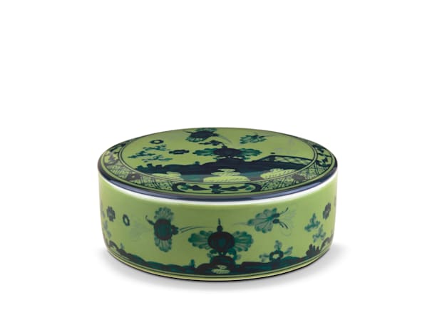 Trinket Box Malachite Oriente Italiano - Ginori - Gaines Jewelers