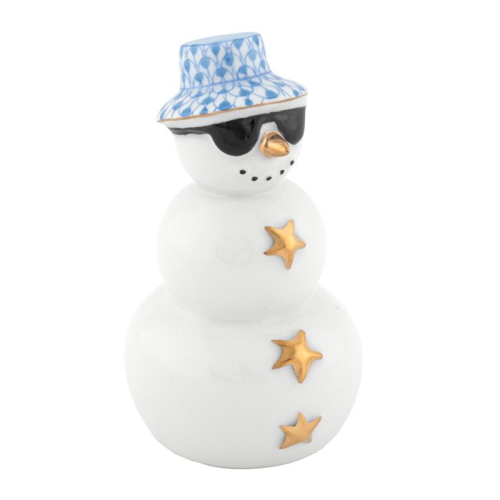 Tropical Snowman - Blue - Herend - Gaines Jewelers