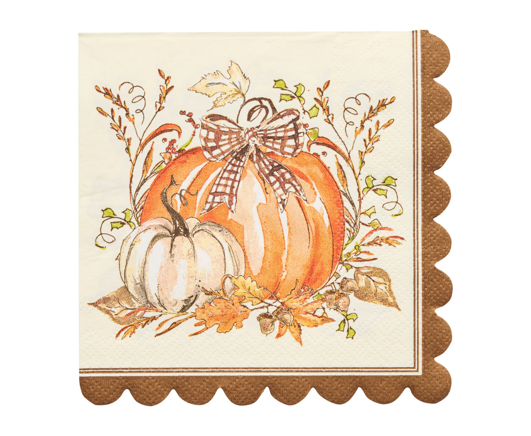 Turkey & Gourds Cocktail Napkins - 26pk - Sophistiplate - Gaines Jewelers