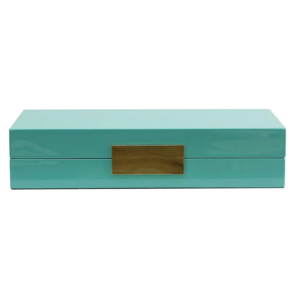 Turquoise Jewelry Box with Gold - Addison Ross - Gaines Jewelers