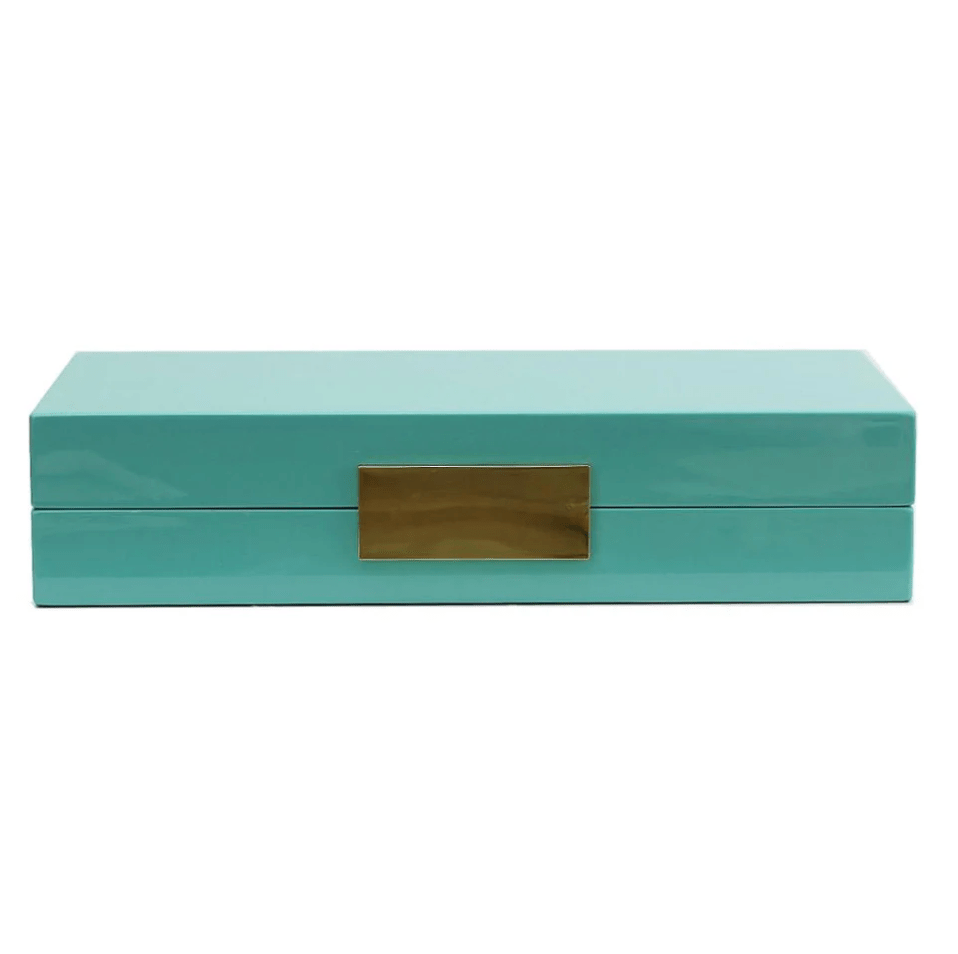 Turquoise Jewelry Box with Gold - Addison Ross - Gaines Jewelers