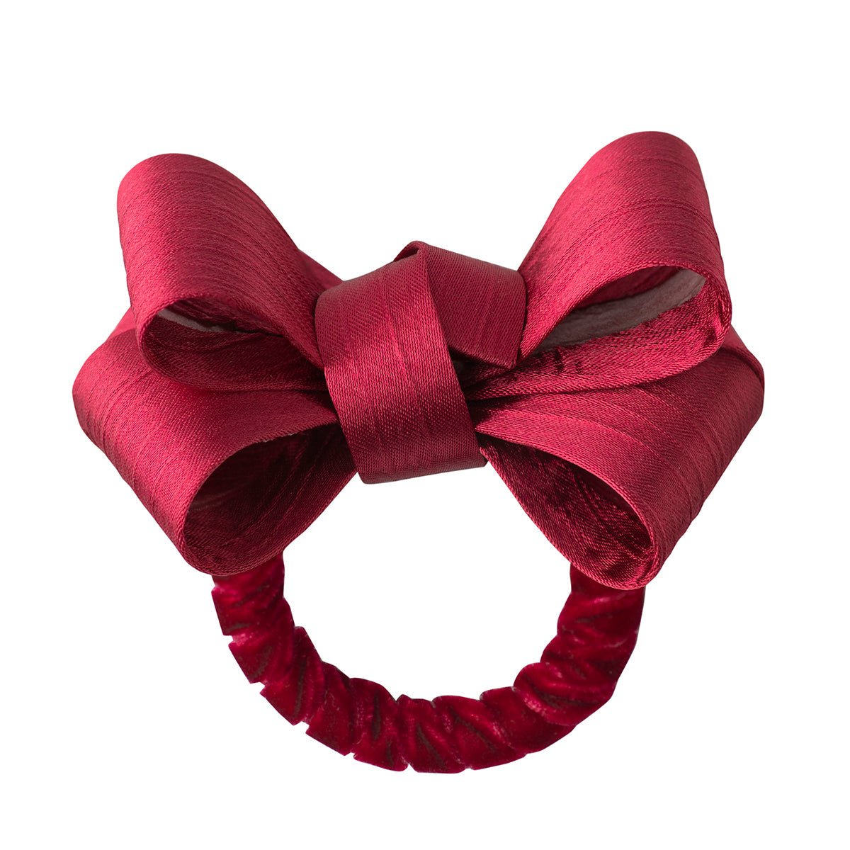 Tuxedo Napkin Ring Set of 4 - Ruby - Juliska - Gaines Jewelers
