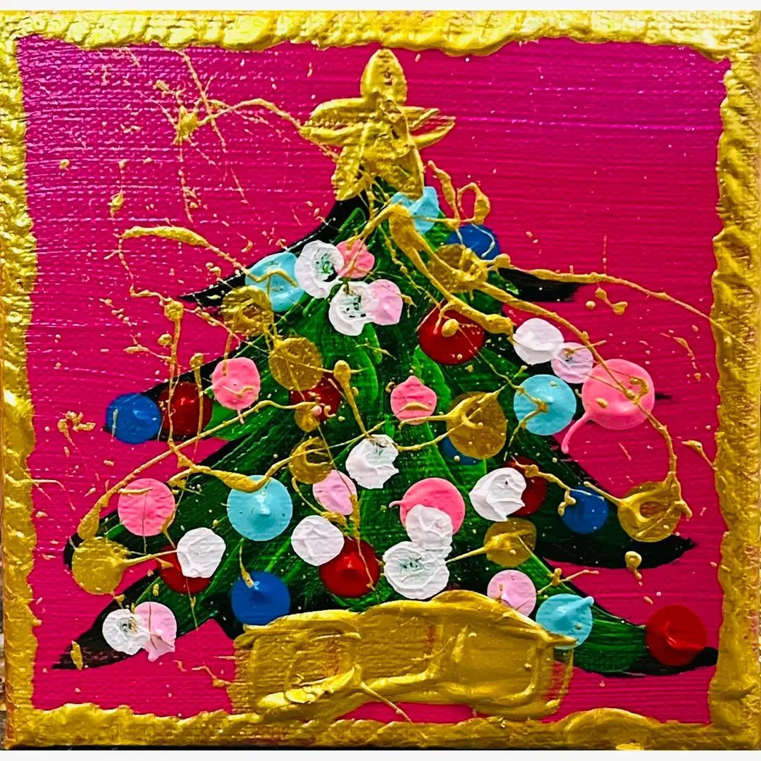 Twinkle Tree Pink 6x6 - CYTA Art - Gaines Jewelers