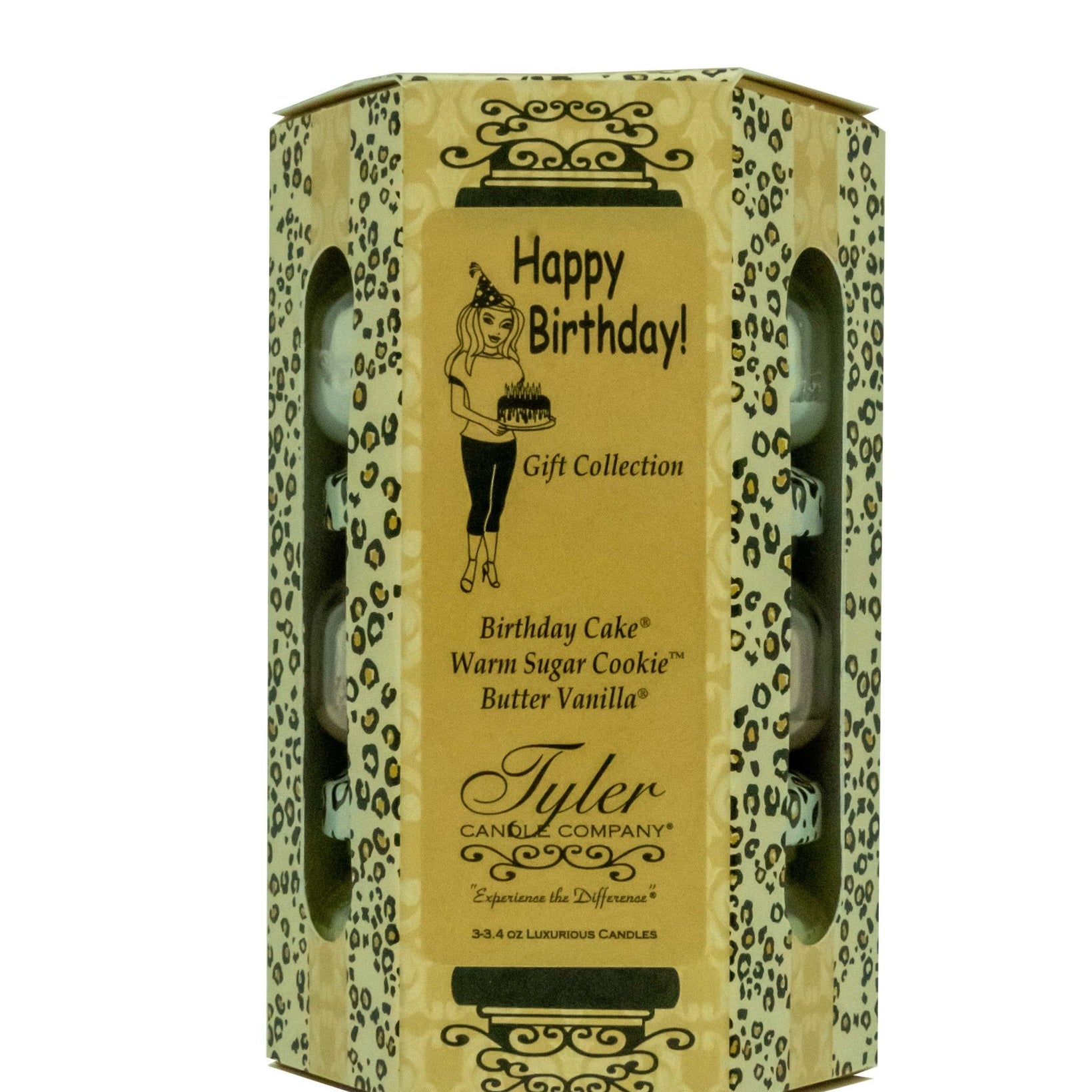 Tyler Candle Company - 3 oz Happy Birthday Gift Set Assorted - Gaines Jewelers