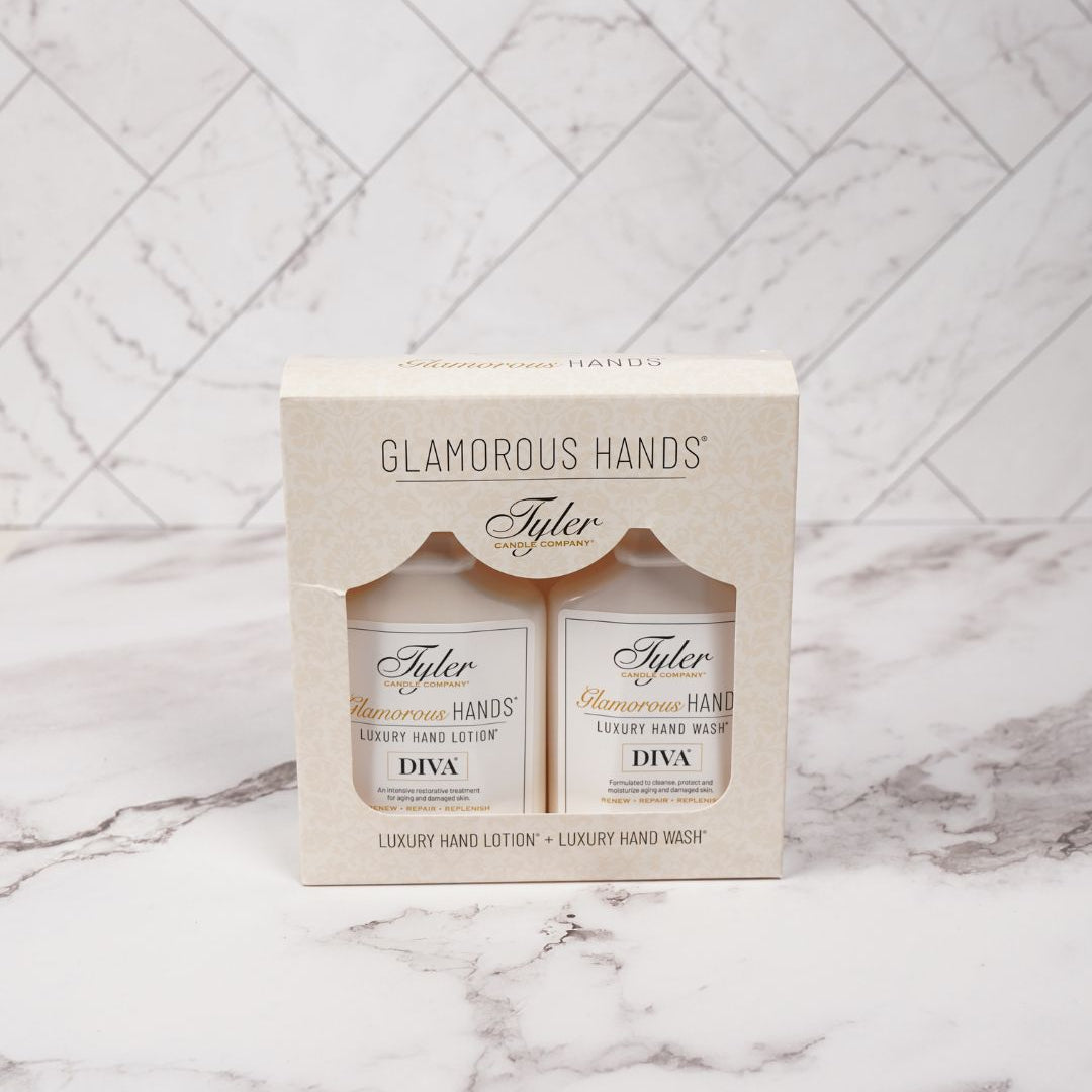 Tyler Candle Company - Diva Glamorous Hands Gift Set - Gaines Jewelers