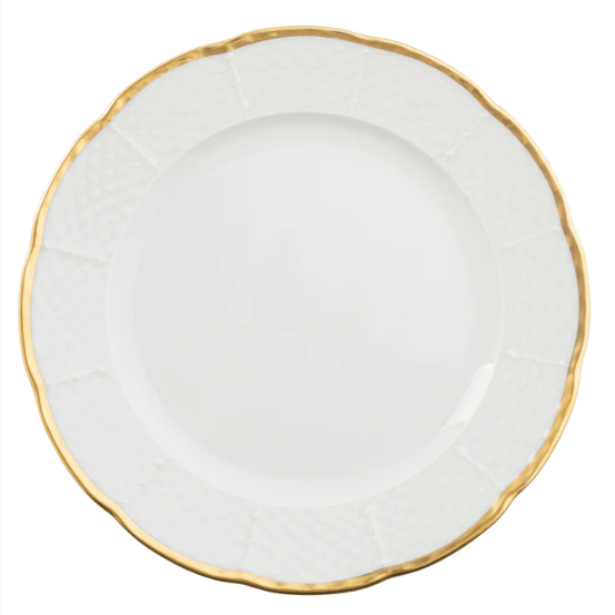 Ultra White Sea Island Salad Plate - Pickard - Gaines Jewelers