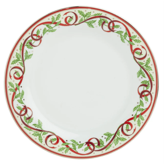 Ultra - White Winter Festival Dinner Plate - Pickard - Gaines Jewelers