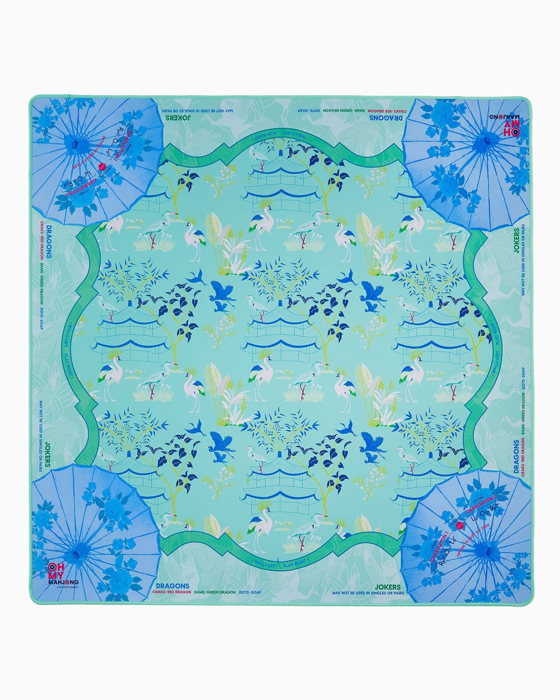 Veranda Mat in Tube - Oh My Mahjong - Gaines Jewelers