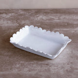 VIDA Colette Guest Towel Holder - White - Beatriz Ball - Gaines Jewelers