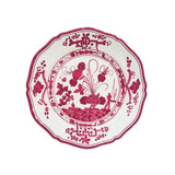 VIDA Faenza 9" Salad Plate Set of 4 (Deep Pink and White) - Beatriz Ball - Gaines Jewelers