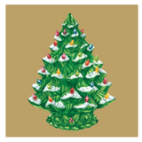Vintage Christmas Tree Cocktail Napkin - pack of 20 - Hester & Cook - Gaines Jewelers